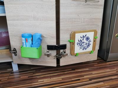 Basket for trash bag