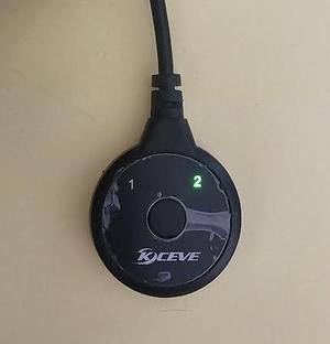 Kceve USB Type-C KVM Switch (2 Port) Desk Mount
