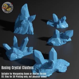 Crystal Clusters for Basing / Scatter Terrain