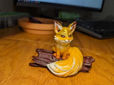 Cute fox 2 colored for bambu AMS