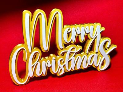 Merry Christmas Decor Plate