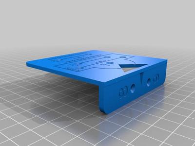 Шаблон мебельной петли