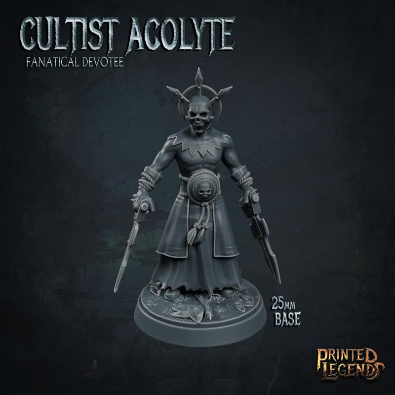 Cultist Acolyte 01 (25mm Base)