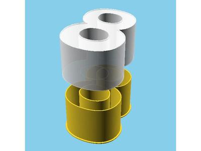 DIGIT EIGHT, nestable box (v1)