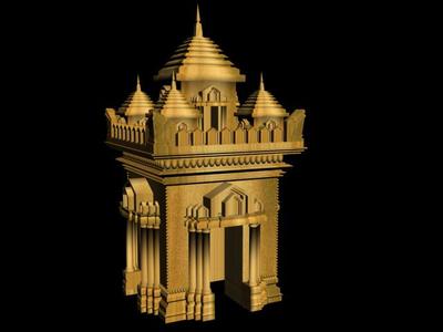 Replica of Vientiane arch.stl
