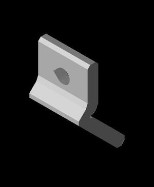 Unsymmetrical 135 Degree Inner Bracket
