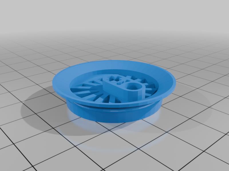 Lego train wheel with tighter axel fit