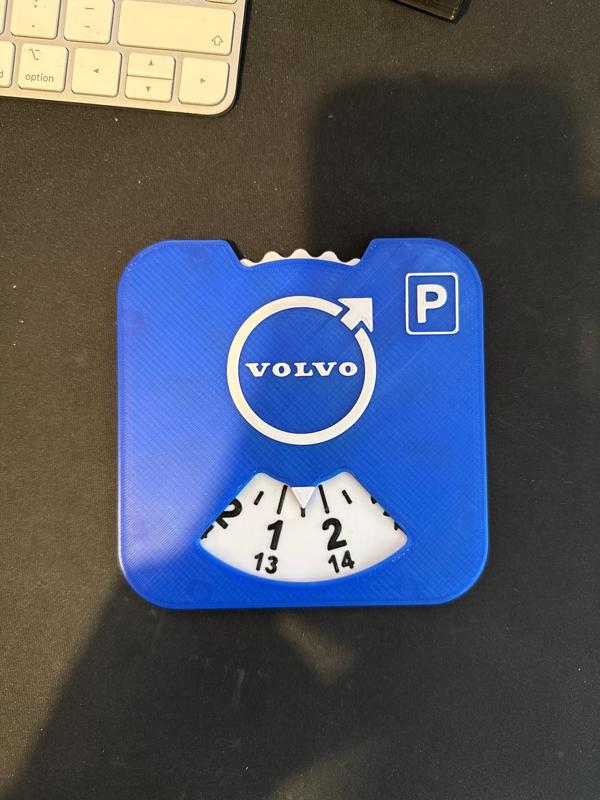 Volvo parking disc/clock