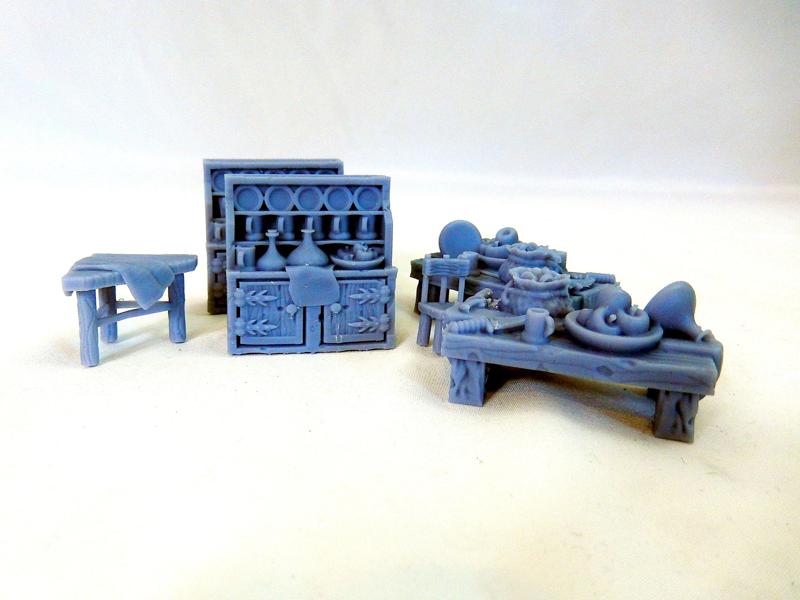 Bar, tavern or cottage furniture for tabletop games