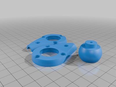 Printable Parametric Heim Joint/Rod End Bearing - with extension