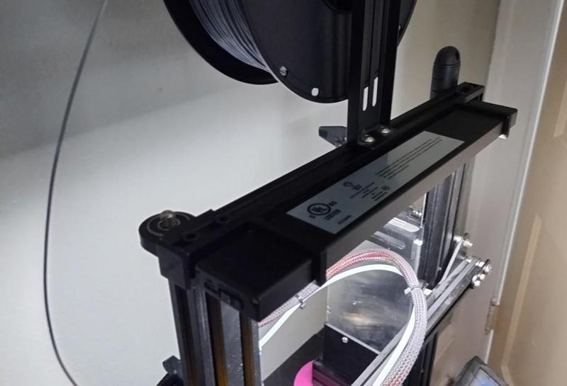 T-Slot LED light mount for under-cabinet lights