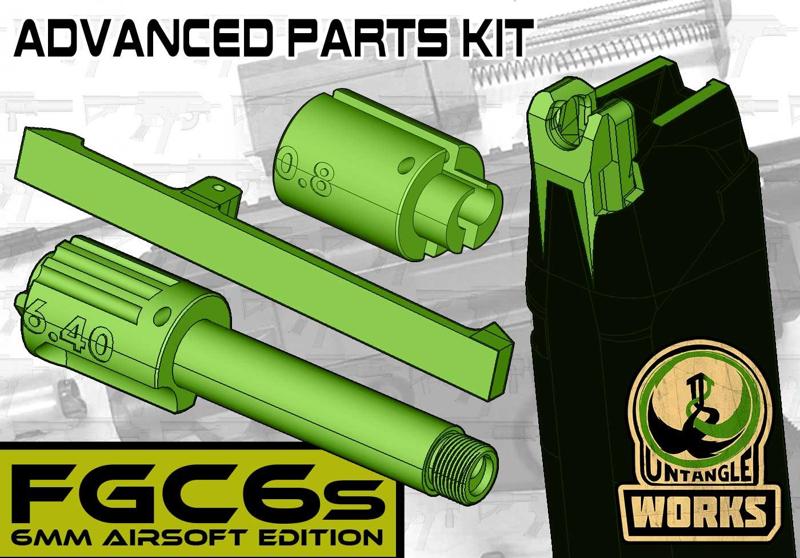 FGC-6S MKI/MKII airsoft springer Advanced Parts Kit for airsoft FGC-9 replica