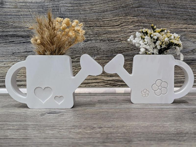 Watering Can Vase Set (Heart/Flower)