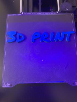 3D Print logo