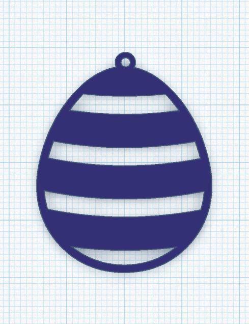 Striped Easter Egg 2.stl