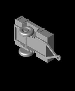1/87 Scale M-101 Trailer.stl