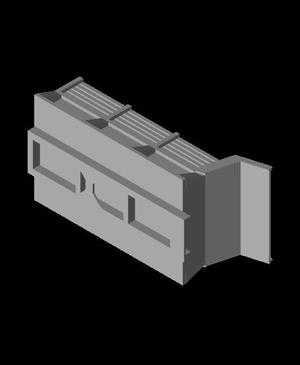 1/87 Scale M215 Dump Truck Bed.stl