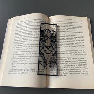Geometric Lion Bookmark