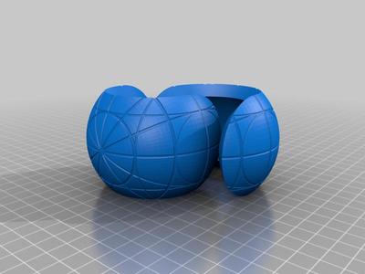 OpenSCAD tennis ball
