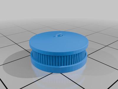 Scale model air cleaner for model cars