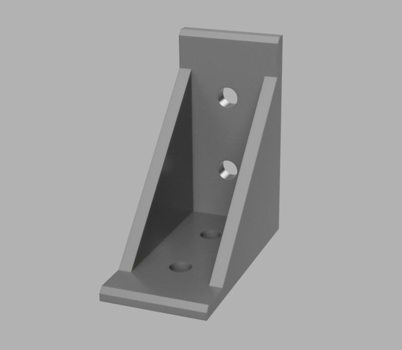 Aluprofil Winkel 80x40 M8