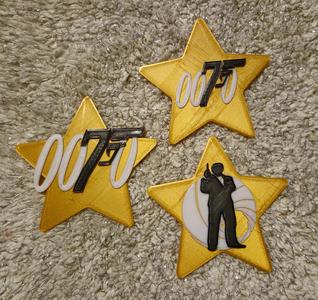 007 JAMES BOND 70TH DECORATIONS