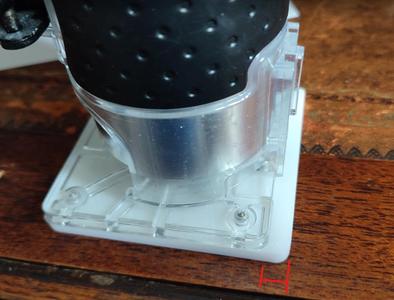 Mini router base plate upgrade (for typical 65mm routers)