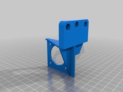 Direct Drive adapter plate Ender 3 Pro increased height for Hangtight Creality Stock Hotend Mount & Part cooling with BLT & EZABL