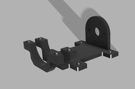 Base for GM 25-370 Motor with Encoder
