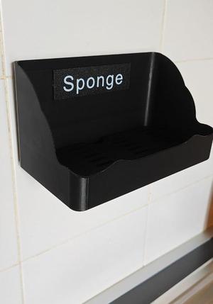 sponge holder with logo