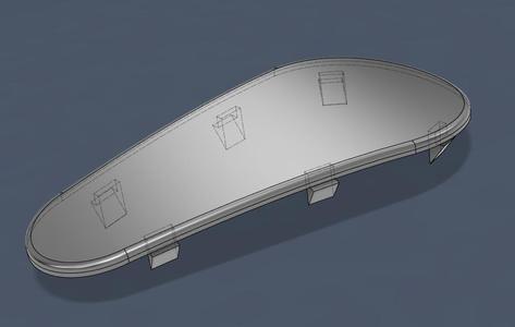 Vauxhall VX220 / Opel Speedster Door Lock Cover Blank GM 9198184