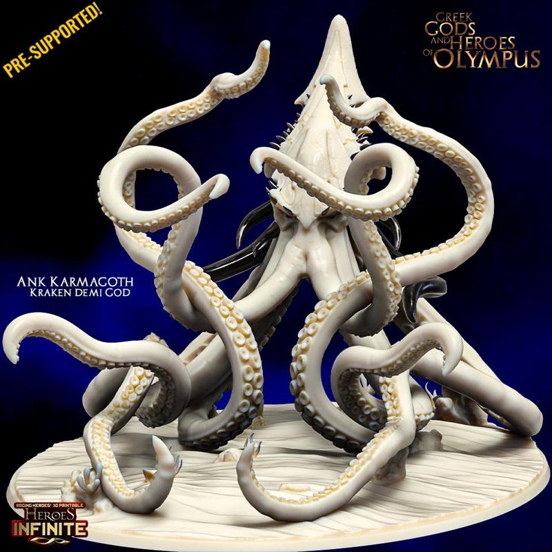Ank Karmagoth, Kraken Demi God (Greek Gods and Heroes of Olympus Army)