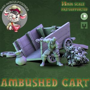 Ambushed cart-satyr-warcraft style-satyr-creep-neutral-satyr