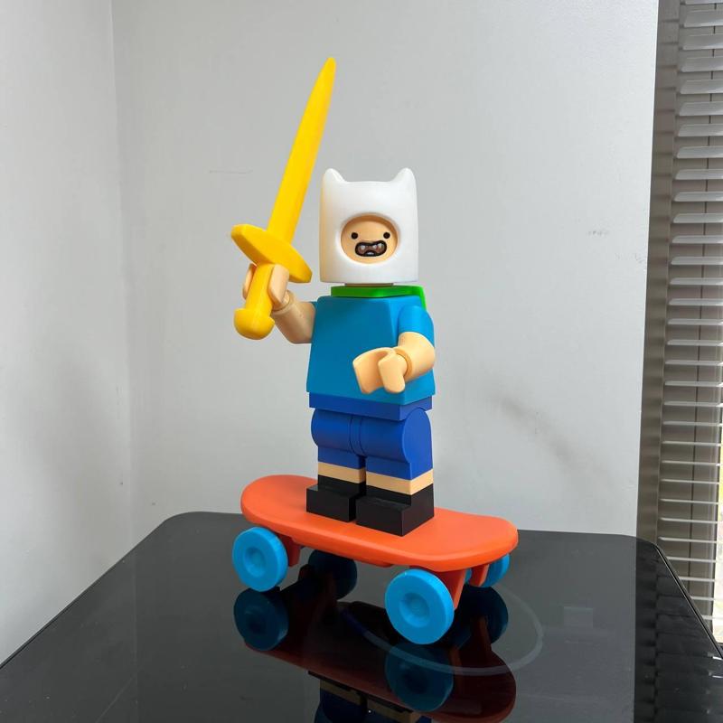 Skateboard for Big Brick Figure (6:1)