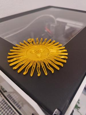 Sol argentino keychain