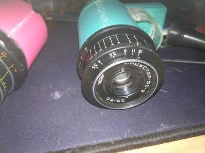 A soldering microscope.