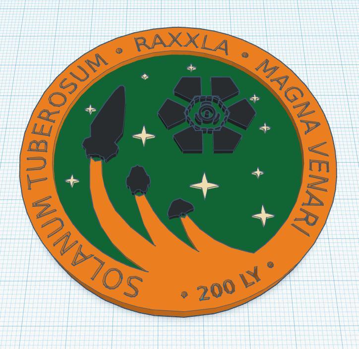 Great Raxxla Potato Hunt Medallion - Elite Dangerous