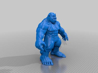 shrek but buff