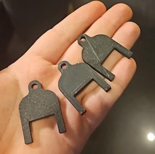 Paper towel dispenser key