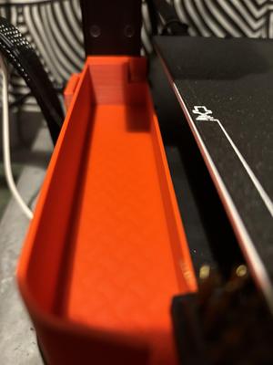 Ender 3 v3 KE removable bin with nozzle brush cutout