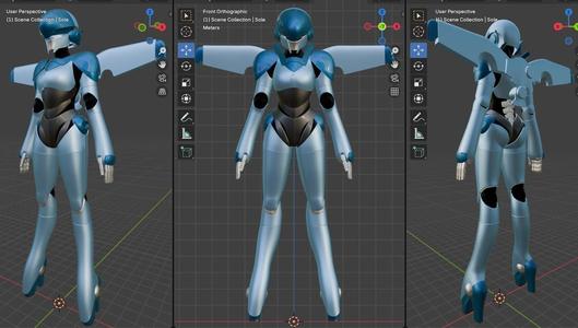 Sylia Hardsuit from Bubblegum Crisis