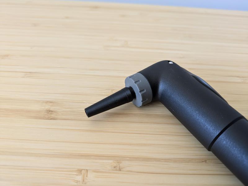 Tire air pump adapter for rubber balls