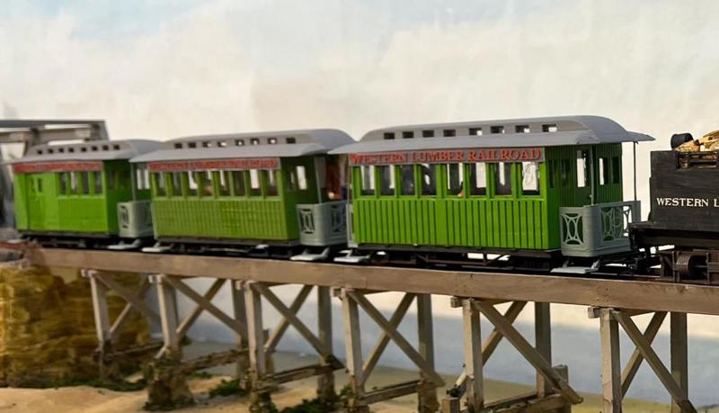 AMERICANish COACHES in 0-16.5  7mm scale  but might pass for 0n30