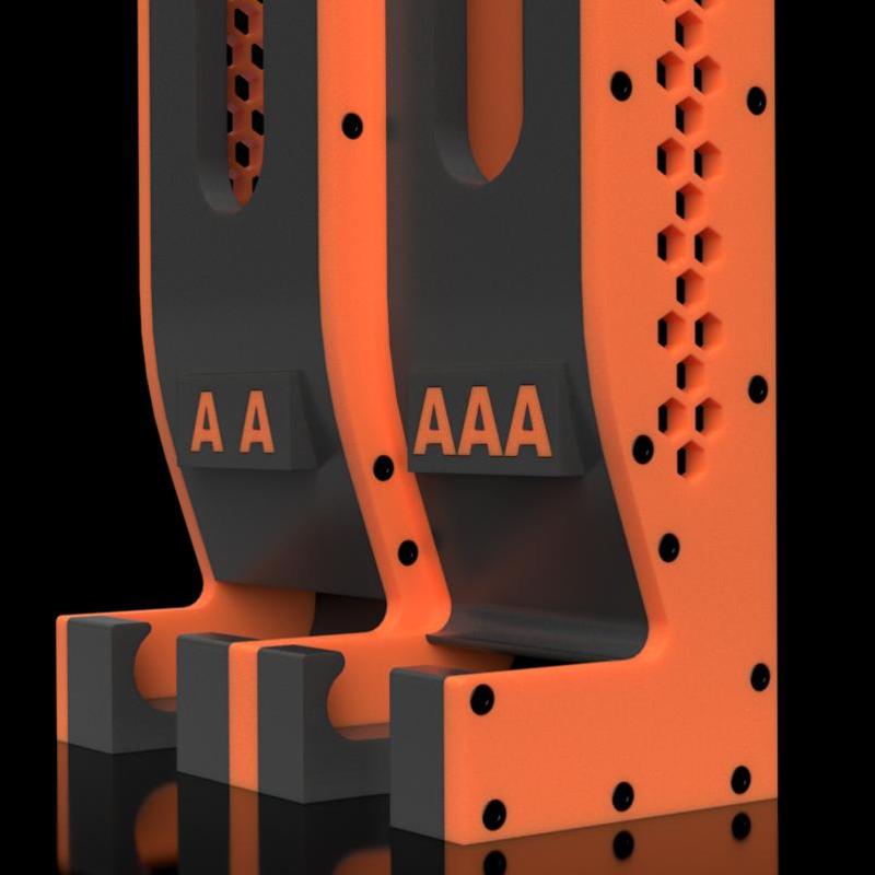 Large Capacity Magnetic Battery Holder