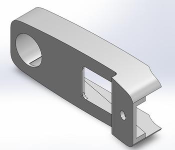 Kettenführung für Yamaha XT 125 / XT 200 / Chain guide for Yamaha XT125 / XT200