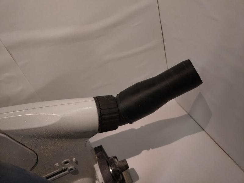Vacuum cleaner adapter for Festool plunge saw