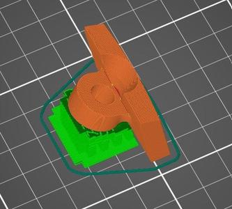 Stem valve bracket for TPMS sensor