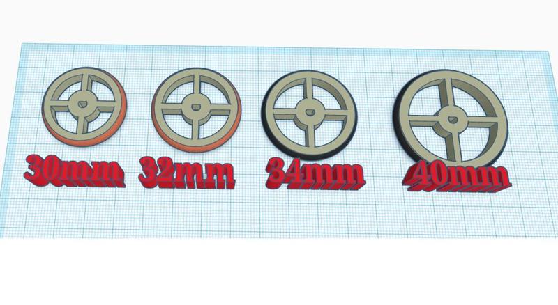 N20 Wheel 30, 32, 34, 40mm for Orings