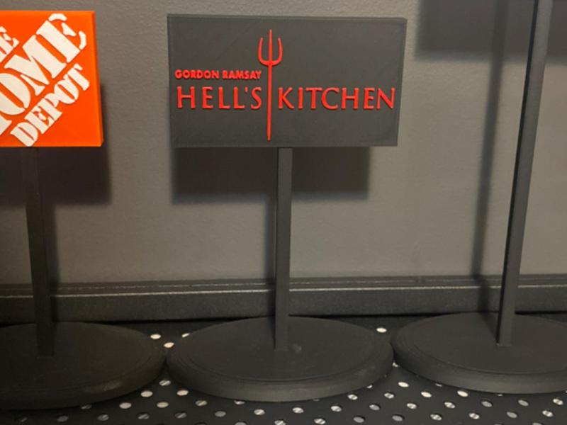 Hells Kitchen restaurant sign--NO AMS needed