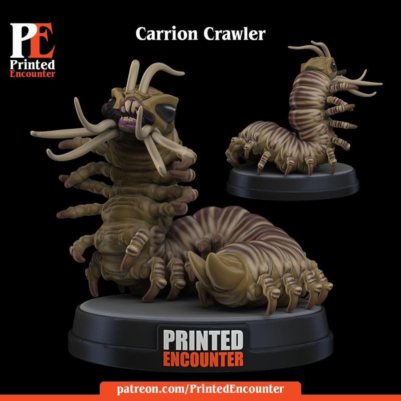 Carrion Crawler / Giant Centipede / Burrowing Abberation (pre-supported)